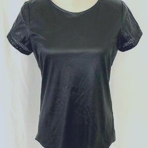 Generation Love faux leather top